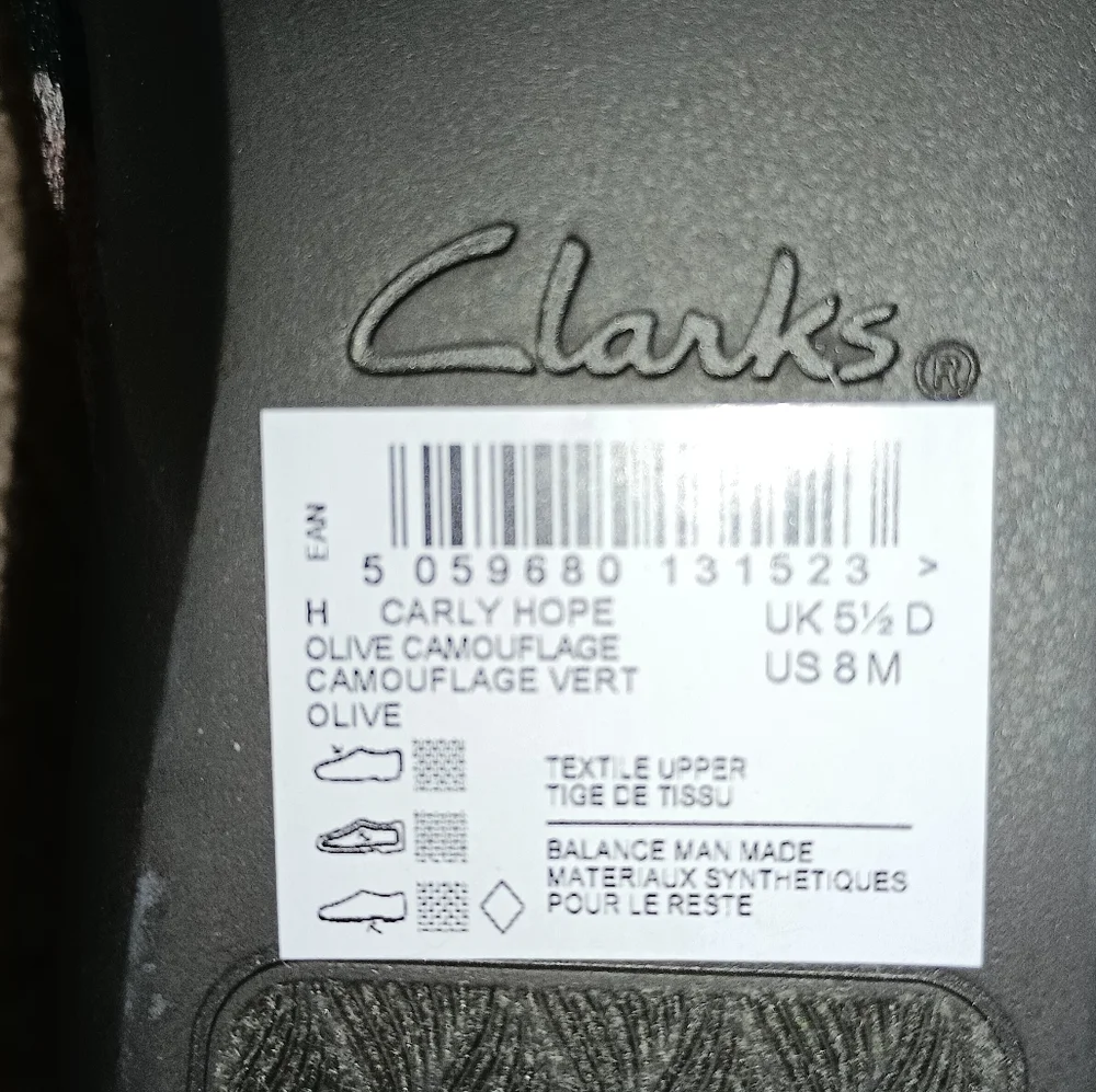 Cloudsteppers by Clarks Carly Hope Camouflage‎ Flats with Bow 8M